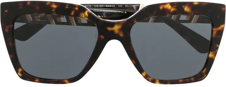 Tortoiseshell Cat-Eye Square Sunglasses