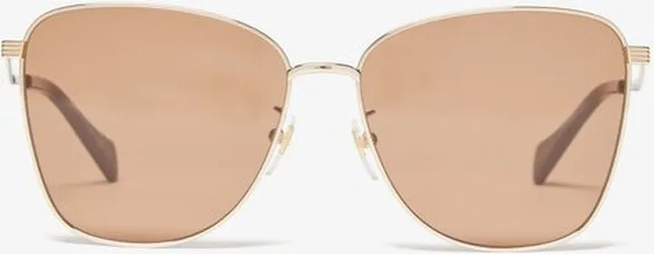 Oversized Butterfly Metal Sunglasses