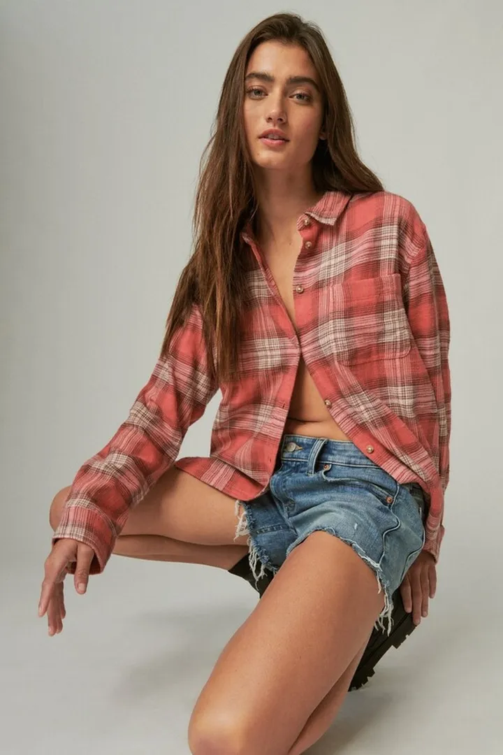 Oversized Boyfriend Pocket Shirt