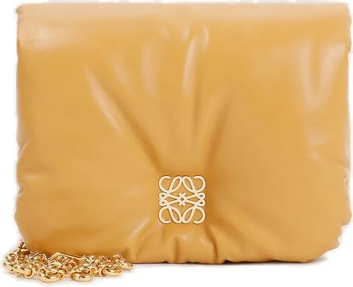 Loewe Goya Puffer Chained Shoulder Bag