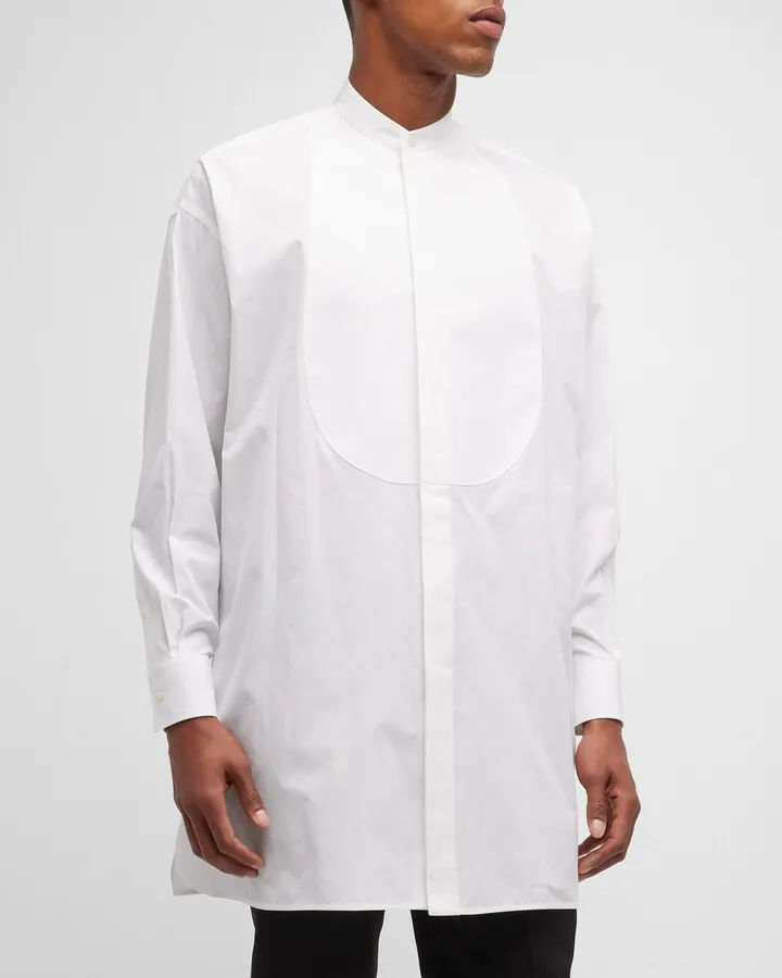 Men's Oversized Tuxedo Shirt