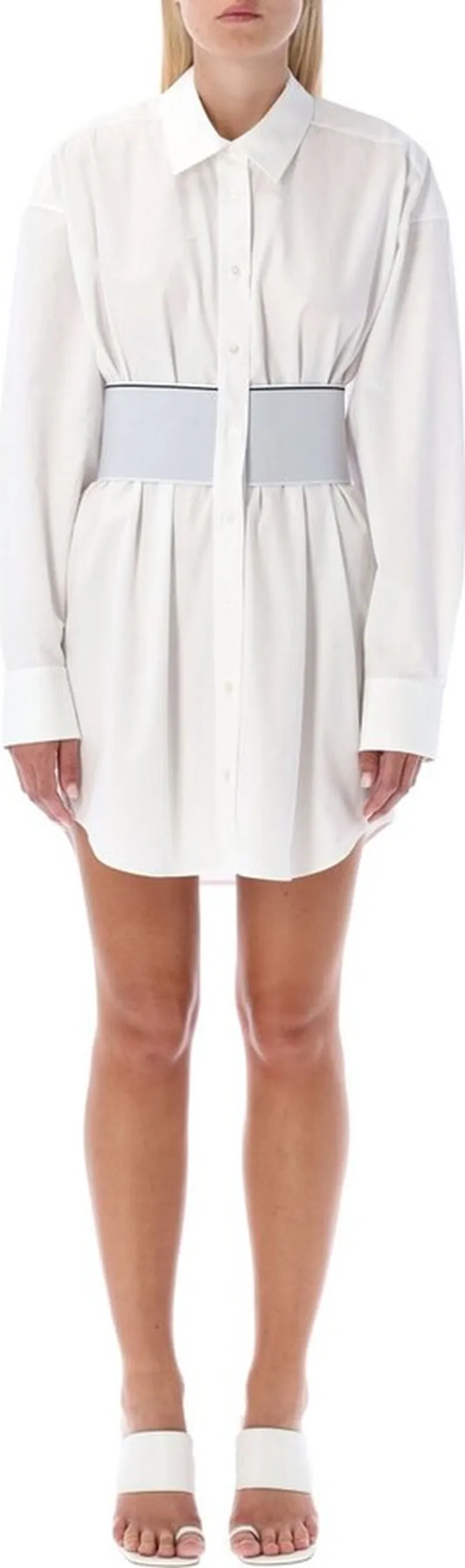 Alexander Wang Butoned Long-Sleeved Mini Dress