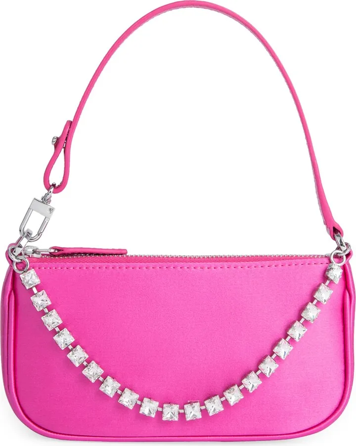 Mini Rachel Crystal Silk Shoulder Bag
