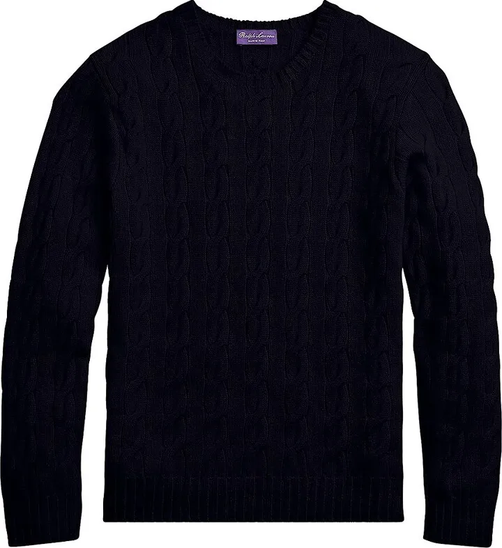 Cableknit Cashmere Sweater