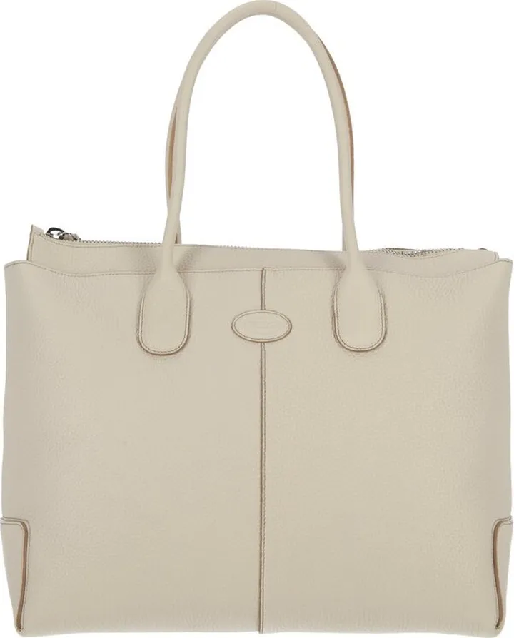 Tod's Logo Stamp Medium Tote Bag