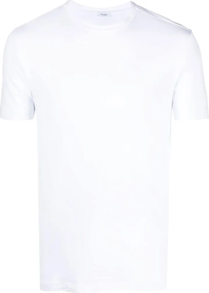 short-sleeved stretch-cotton T-shirt