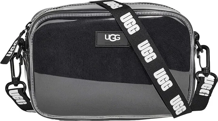 UGG Janey II Clear Sheepskin (Black) Cross Body Handbags