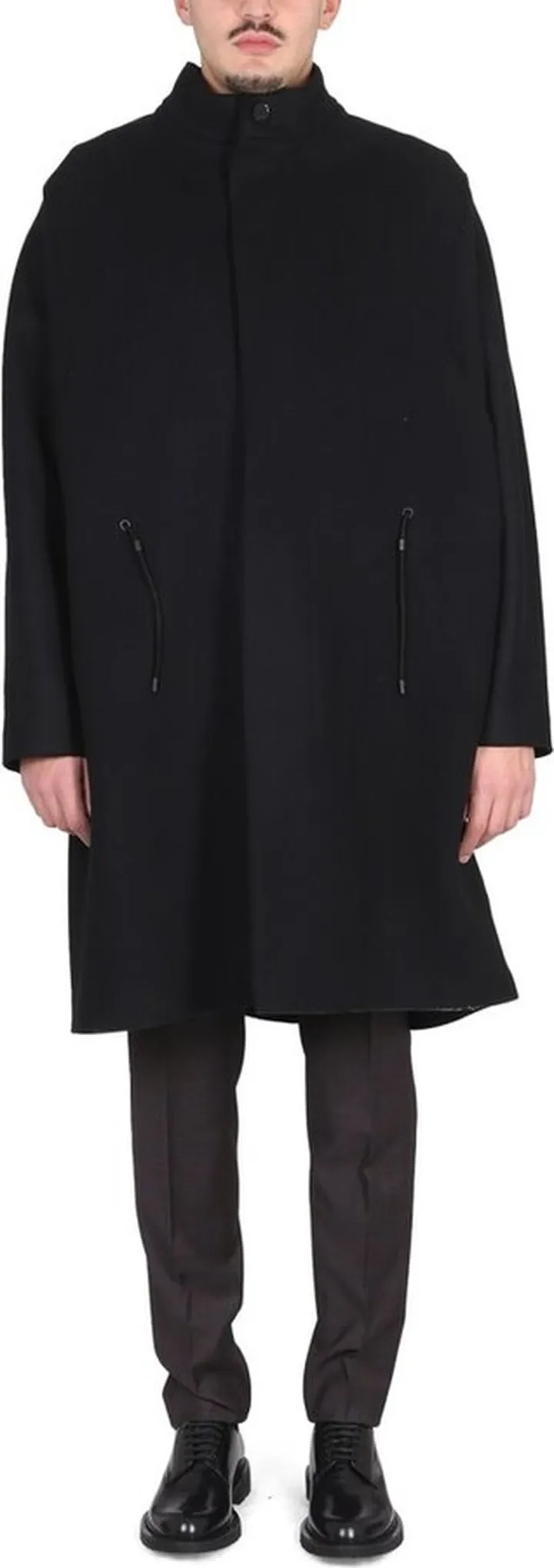 Ermenegildo Zegna Tied Waist Long-Sleeved Coat