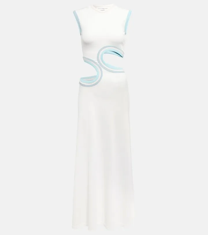 Cutout maxi dress
