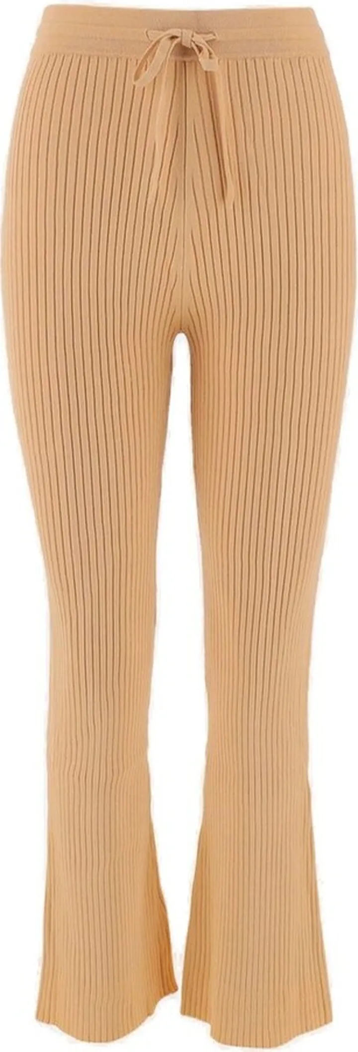 Nanushka Ribbed Knitted Cropped Pants