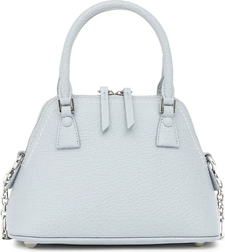 Logo-Patch Leather Shoulder Bag