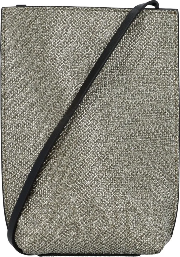 Ganni Banner Glitter Embellished Strapped Shoulder Bag
