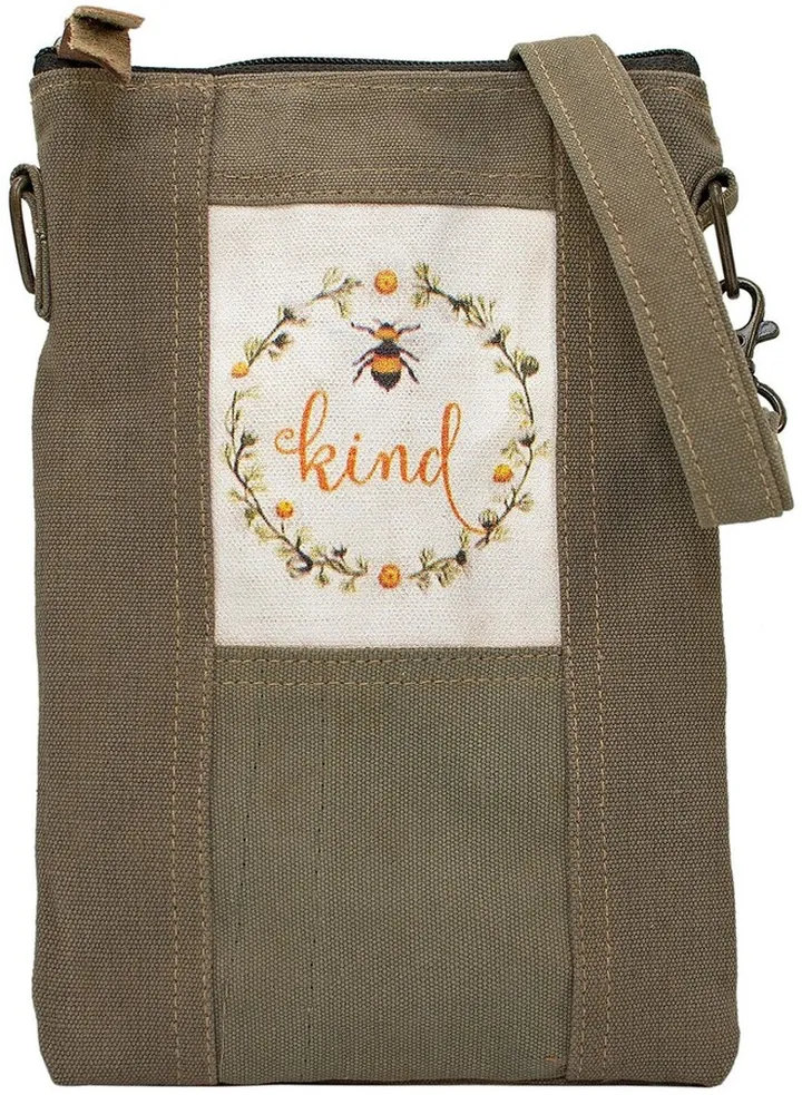 Bee Kind Tent Crossbody Bag