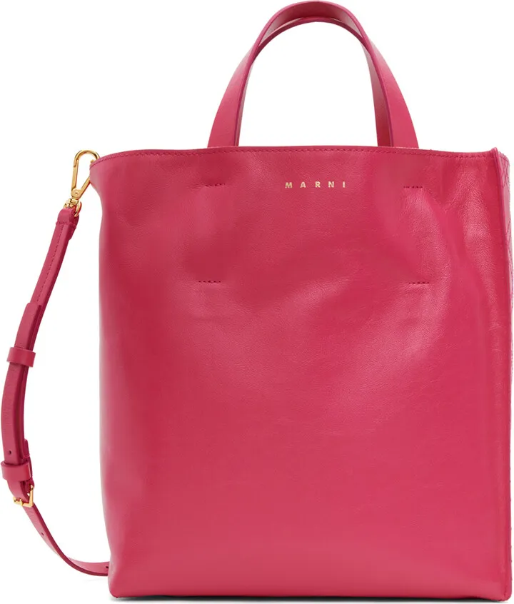 Marni Pink Small Museo Tote