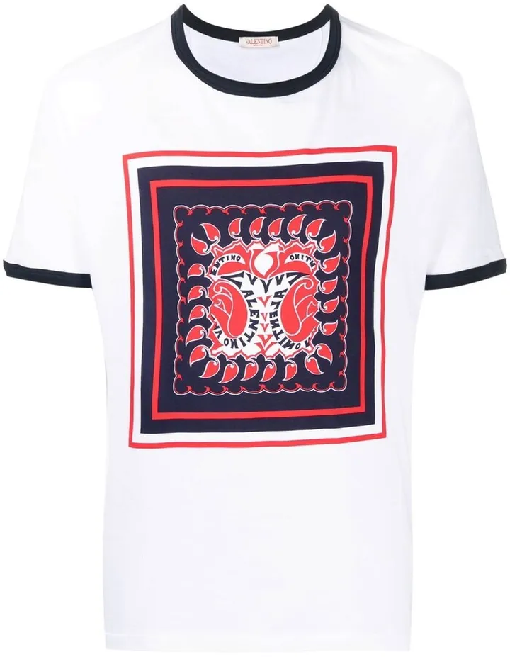 Archive Manifesto Bandana print T-shirt