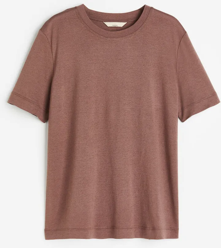 Silk-blend T-shirt