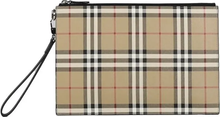 Vintage Check Pouch