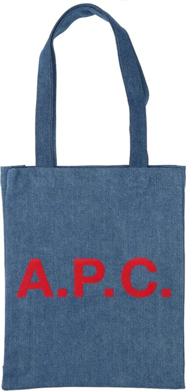 A.P.C. Logo Printed Tote Bag