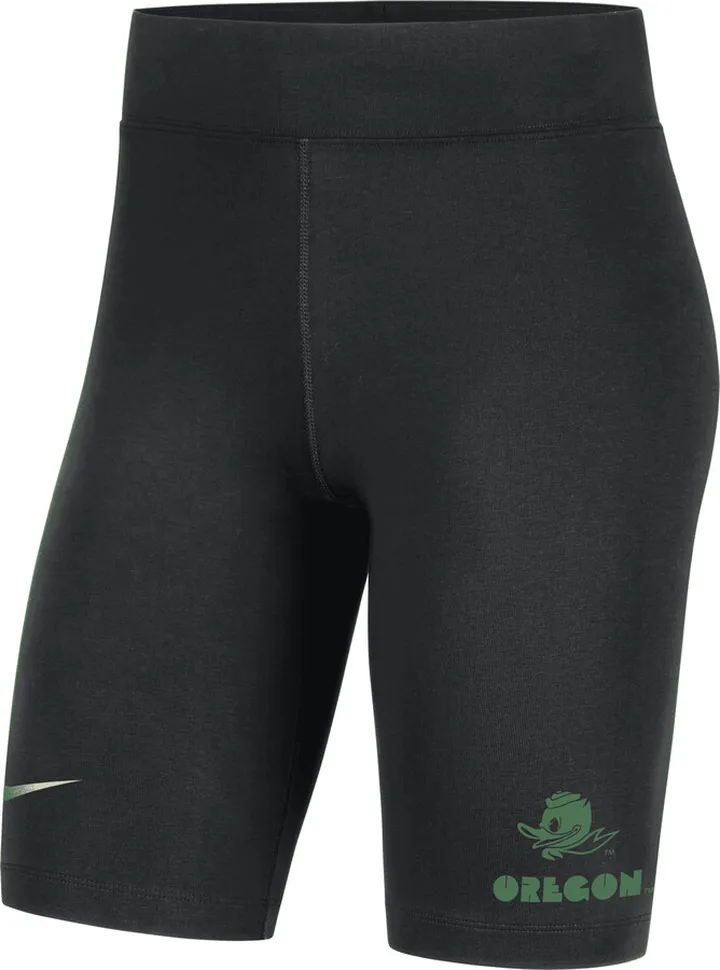Nike Women's College (Oregon) Bike Shorts in Black