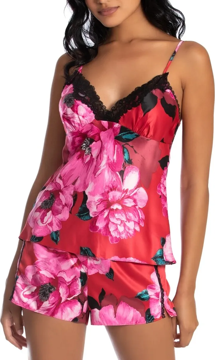 Linea Donatella Women's Sonia Floral Camisole & Shorts Set