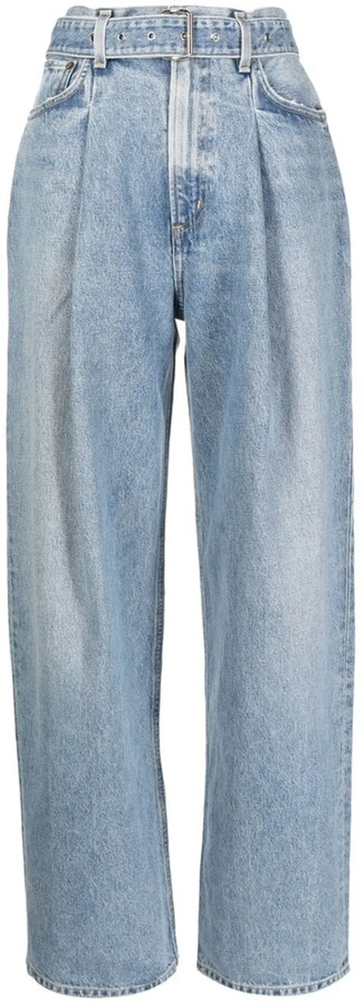 High-Waisted Wide-Leg Jeans