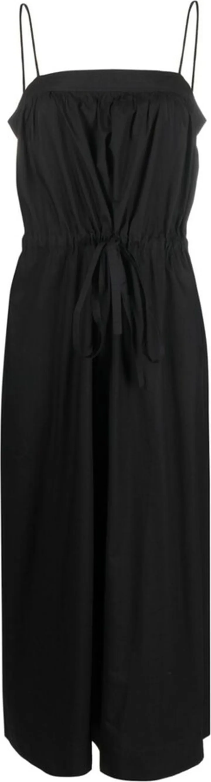Spaghetti.strap Poplin Midi Dress
