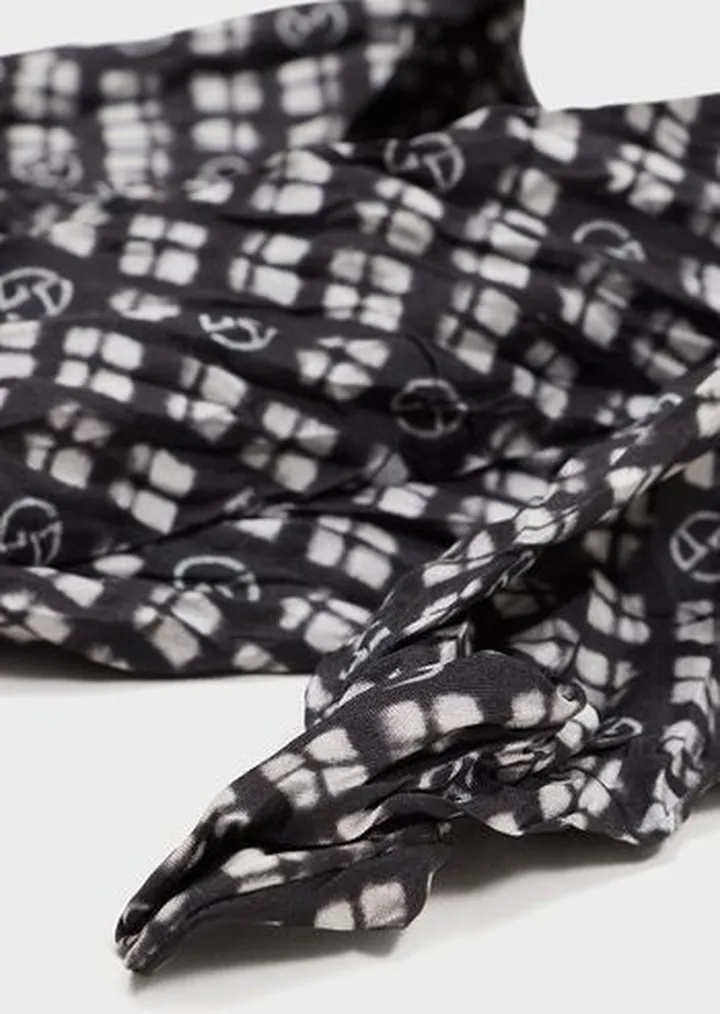Organic silk printed tie