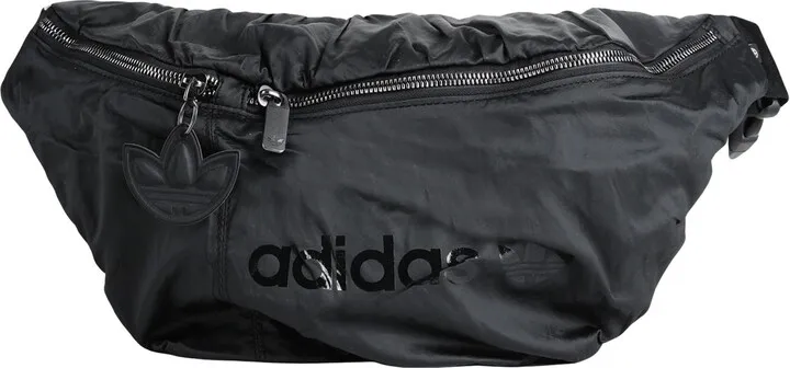 Satin Waistbag Oversized Bum Bag Black