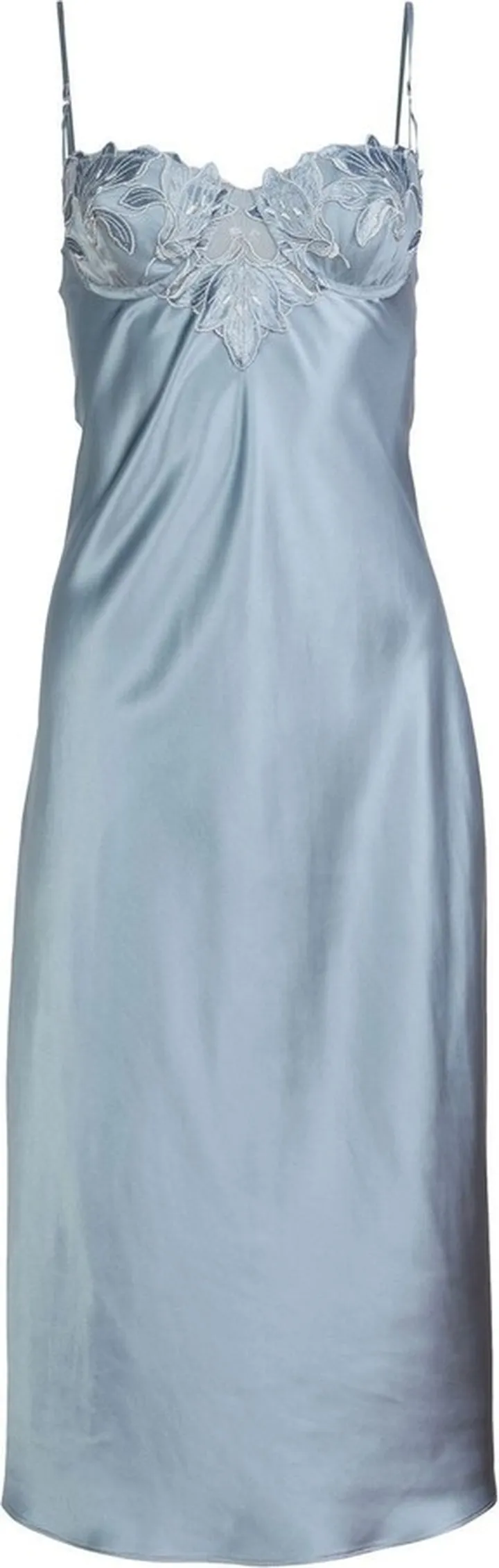 Blue Lace Panelled Camisole