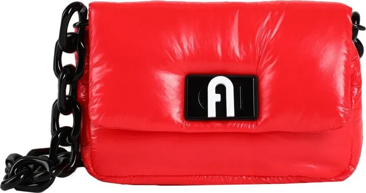Furla 1927 Soft Mini Shoulder Shoulder Bag Red