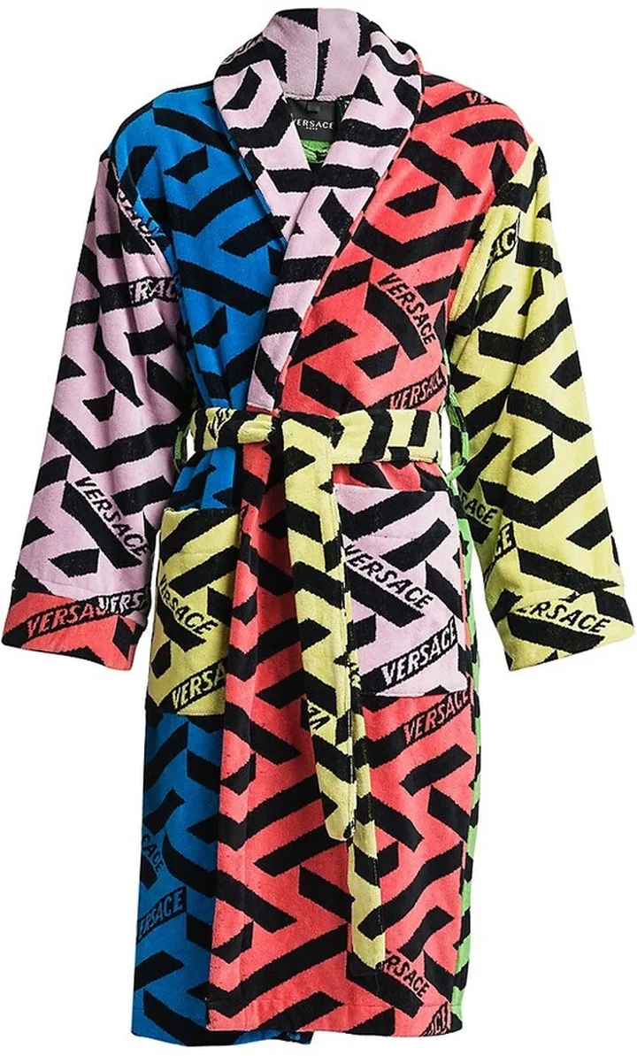 Logo Cotton Bathrobe