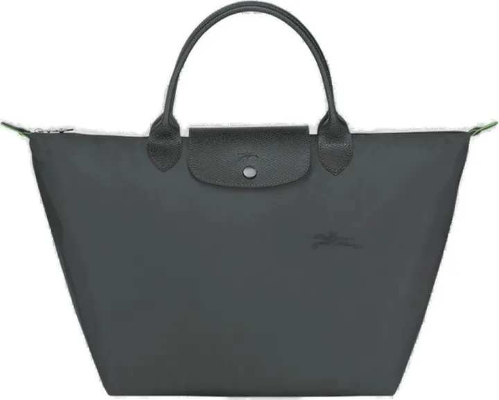 Le Pliage Logo Embroidered Medium Tote Bag