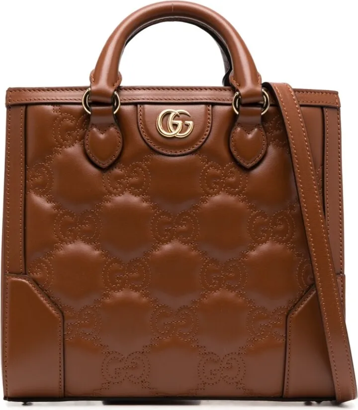 GG logo-embossed mini tote bag