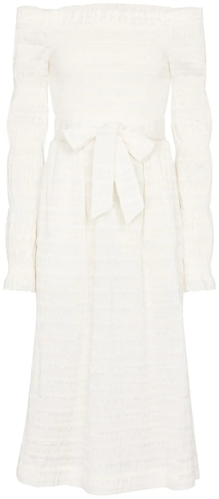 Jame off-shoulder midi dress