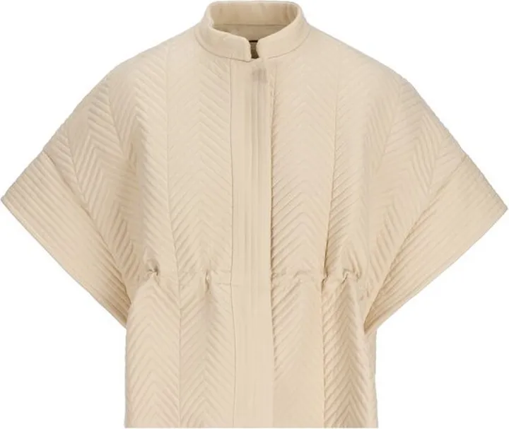 Gucci High Neck Chevron Quilted Jacket