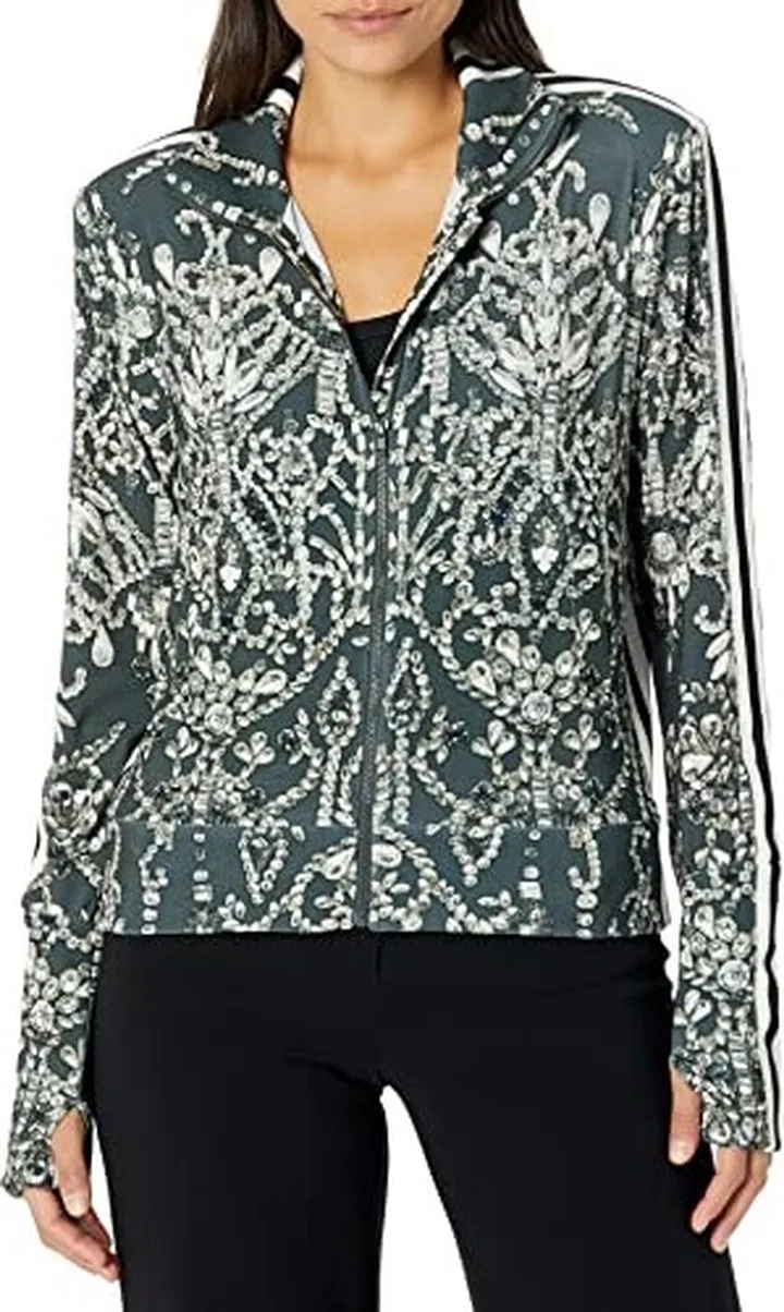 Norma Kamali Women's Side Stripe Turtle Jacket