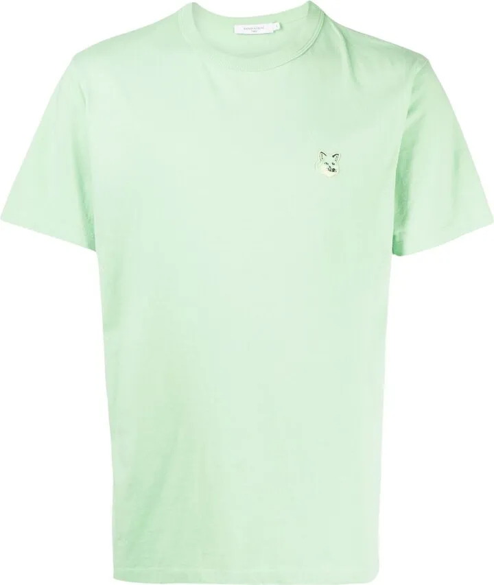 logo-patch cotton T-shirt
