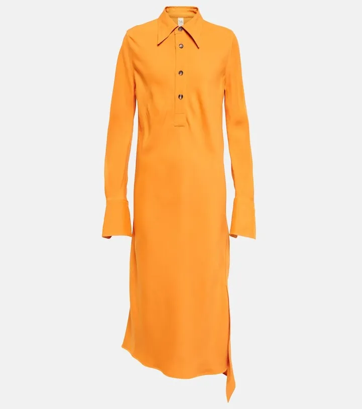 Aila asymmetric shirt dress