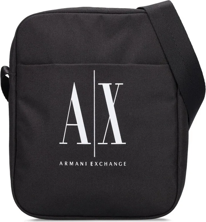 Logo print tech crossbody bag