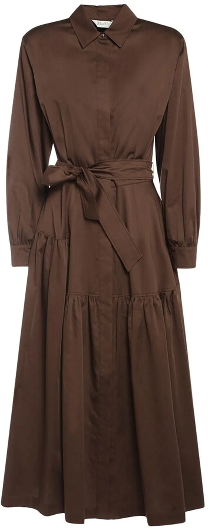 Olimpia cotton poplin midi shirt dress
