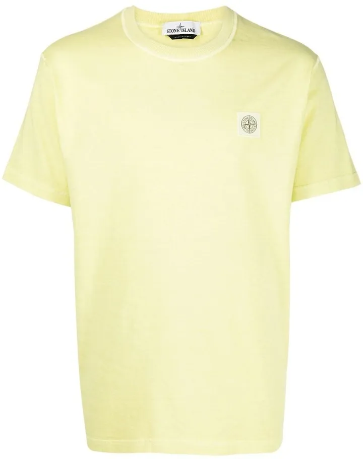 Compass-motif cotton T-shirt