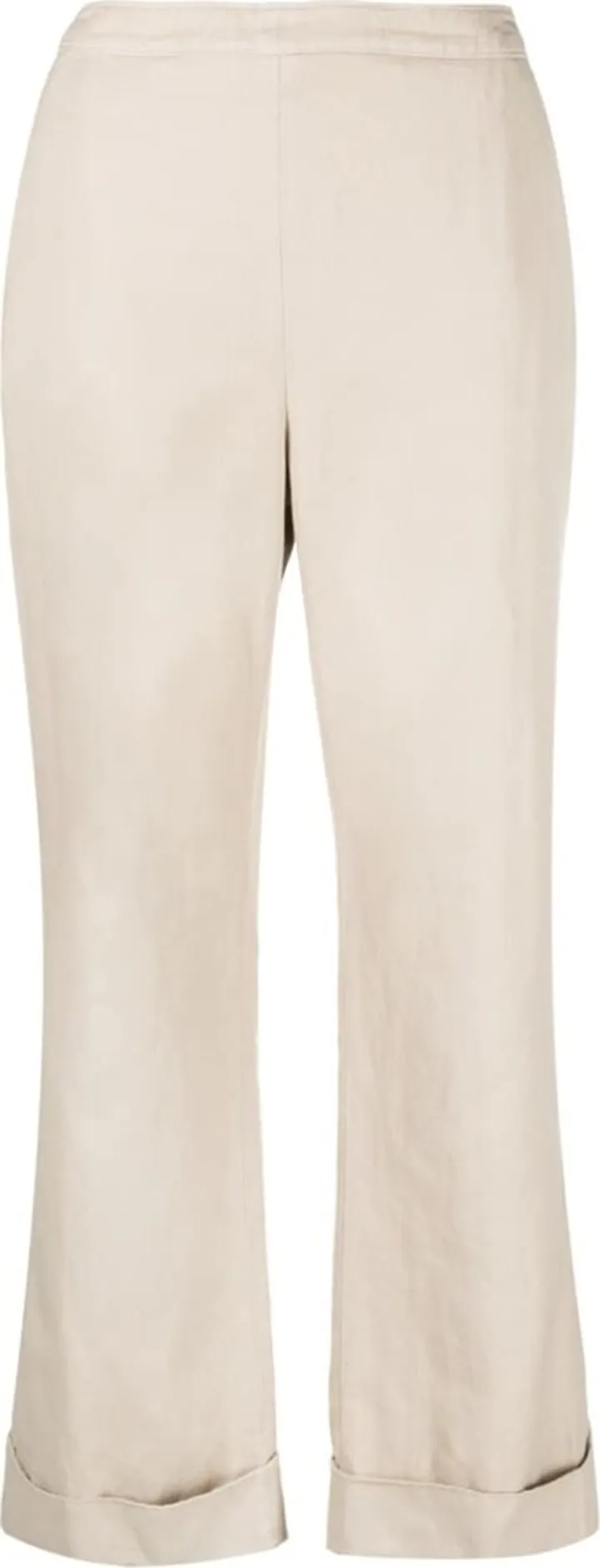 Cropped Flared Trousers