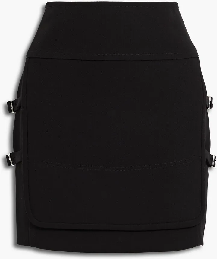 Watny buckled twill mini skirt
