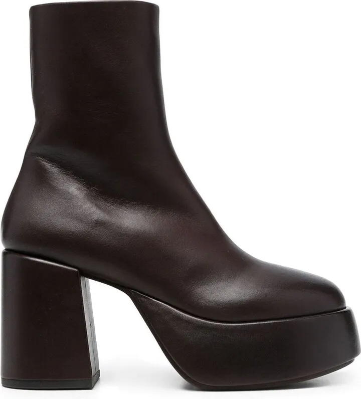 Platform Leather Boots