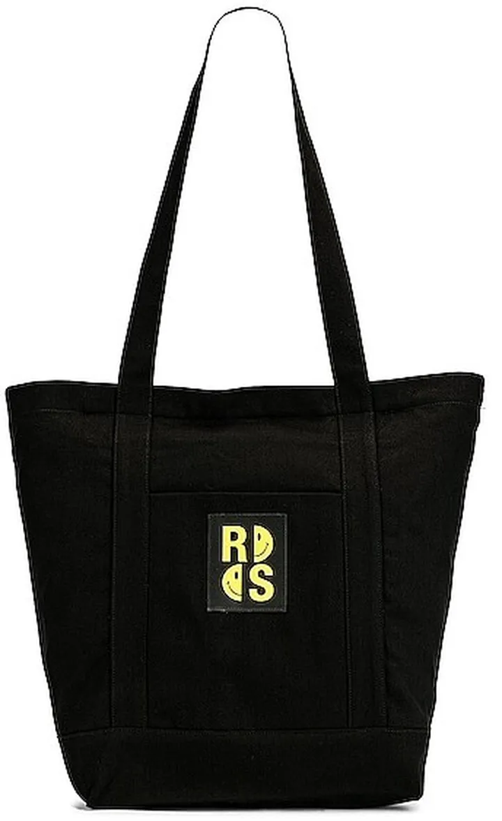 Raf Simons Denim Tote Bag in Black