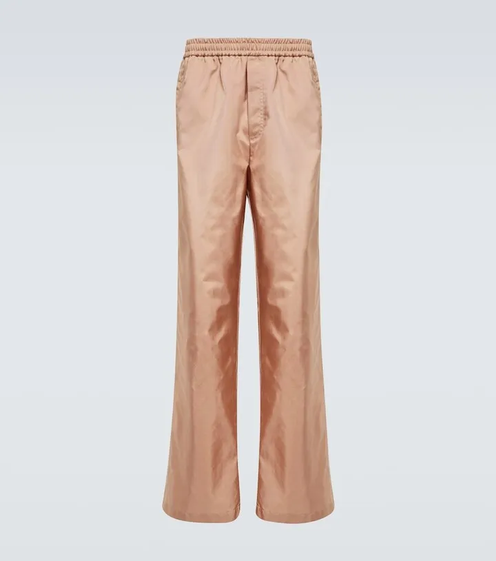 Wide-leg track pants