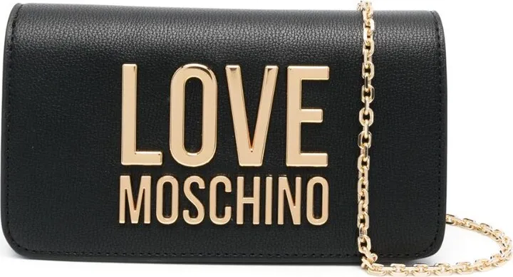 Logo-Lettering Crossbody Bag
