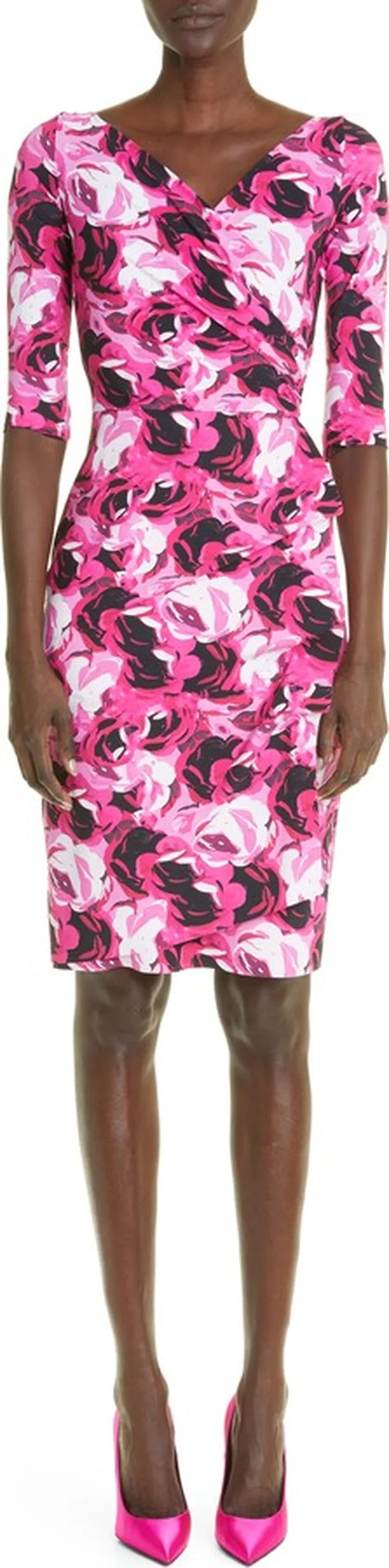 Florien Ruched Cocktail Dress