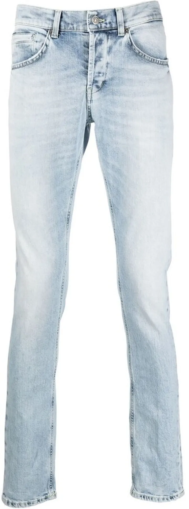 Mid-Rise Slim Trousers