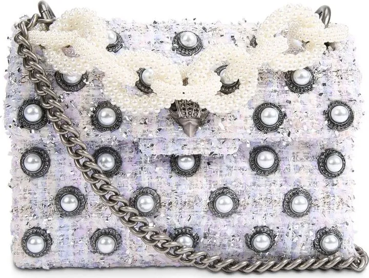 mini Kensington tweed tote bag
